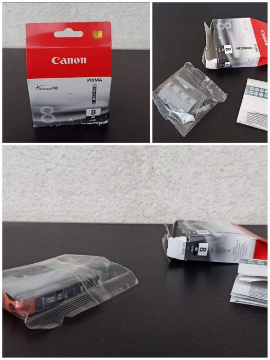 cartus imprimanta cu cerneala Lexmark canon pixma 8 bk black negru