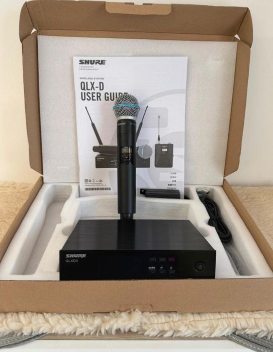 Shure QLXD4 Beta 58A microfon wireless digital profesional 900MHz