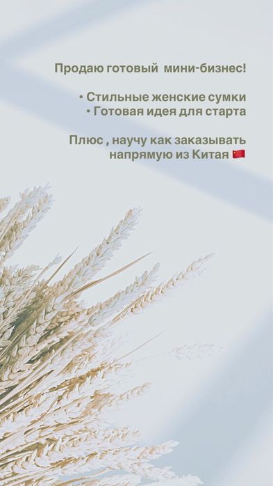 Готовый мини- бизнес