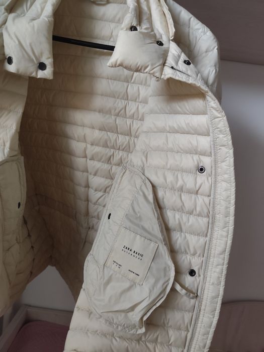 Преходно яке Zara Basic с пух