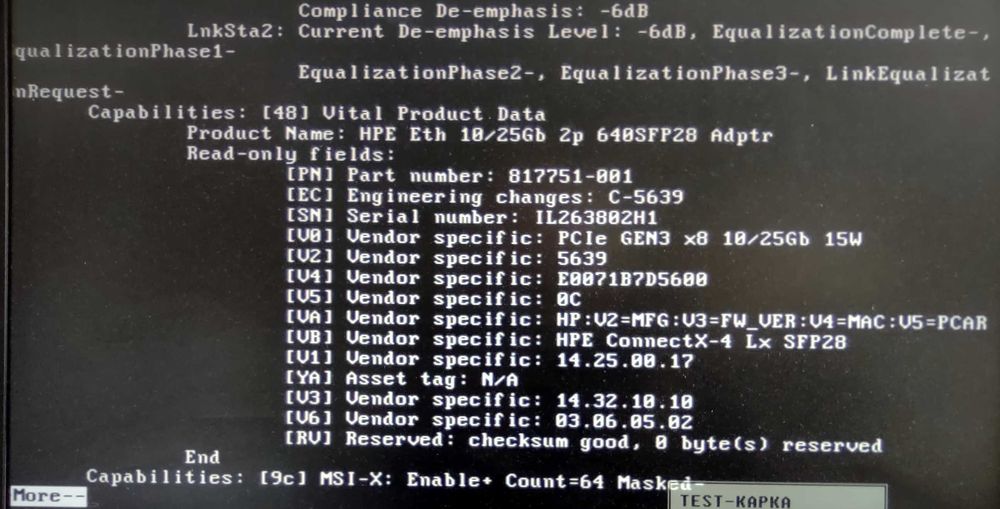 Мрежов Адаптер HPE 640SFP28 25Gb/10Gb SFP28 PCIe3 x8 Mellanox CX4121A