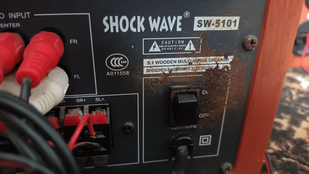 Subwoofer shoce wave  5+1