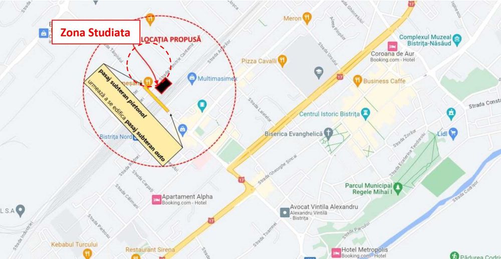 Bistrita - cladire comerciala 4785 mp, destinatii multiple