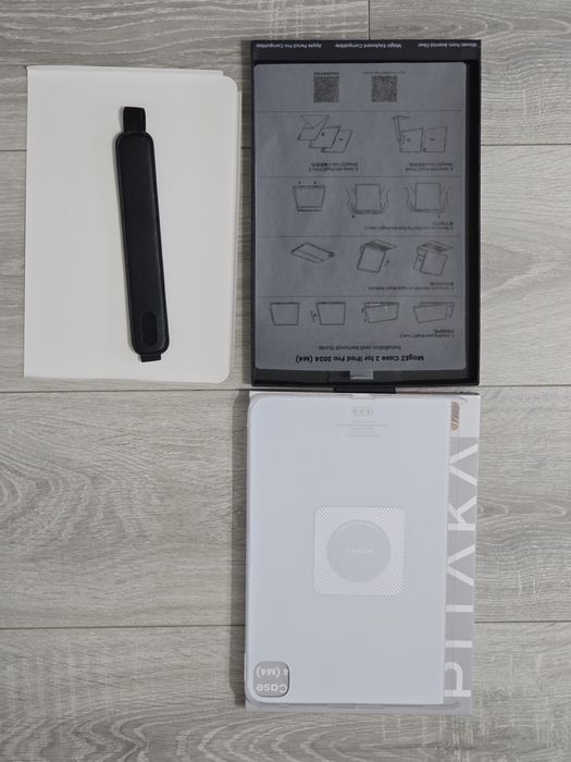 Husă Pitaka iPad Pro 11" compatibilă Magic Keyboard – Galben/Alb