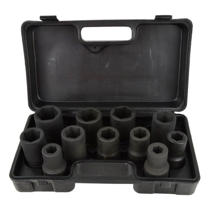 Set tubulare hexagonale de impact 1''  17-41mm 11piese geko