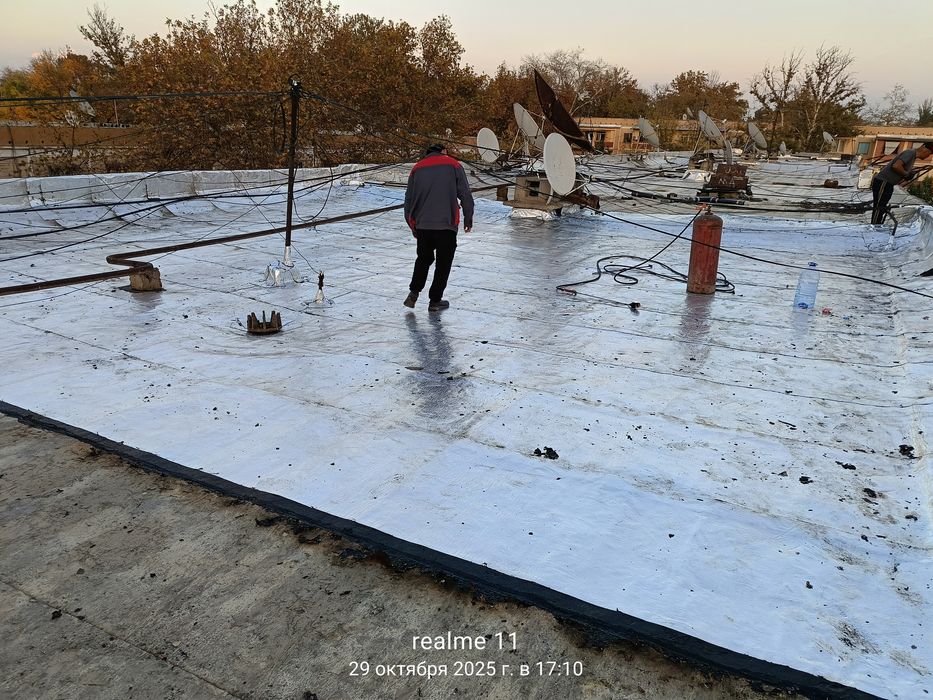 Ремонт крыш. Мягкой кровли.