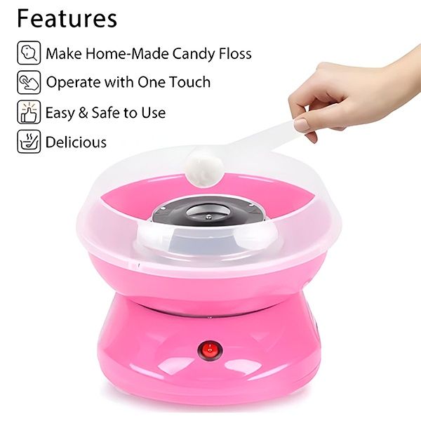 Машина за здравословен памук Cloud cotton, червен, бял, син цвят