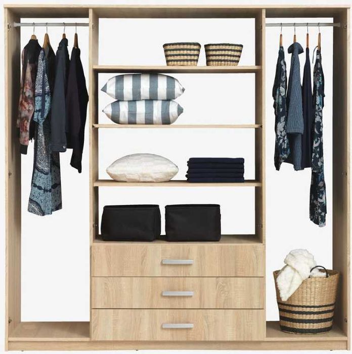 Dulap VELLERUP 200x200 stejar deschis