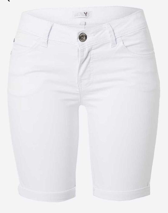 Pantaloni albi, capri/scurti/3/4, 'aboutyou', S/36