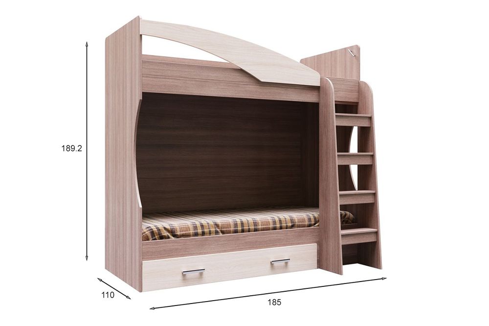 Детский 2ярусный кровать