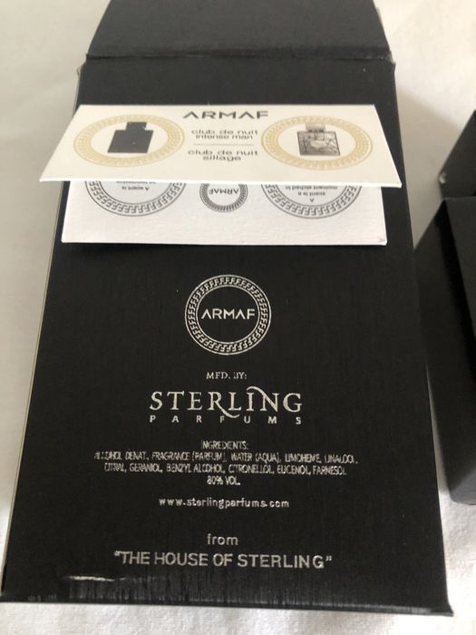 ARMAFF  club de nuit intens MAN