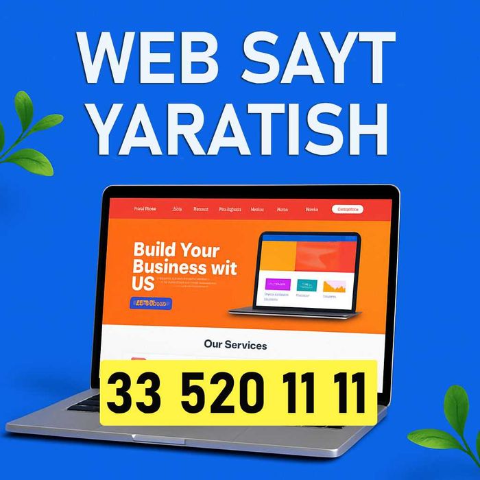 WEB SAYT YARATISH xizmati, 10 yillik tajriba, shartnoma asosida