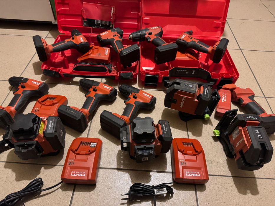 Hilti 12v filetante,lasere