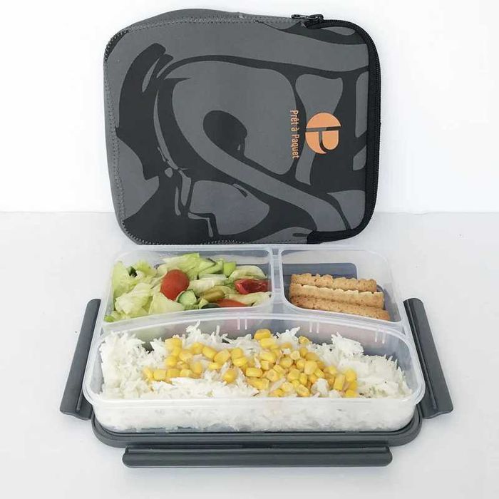 Caserola / Cutie de prânz cu husa termica Prêt à Paquet 245x 188x 53mm