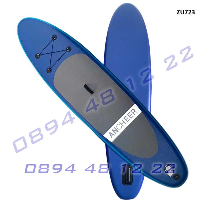 Надуваема дъска сърф SUP борд съб падъл гребло стенд ъп 10'6 плуване