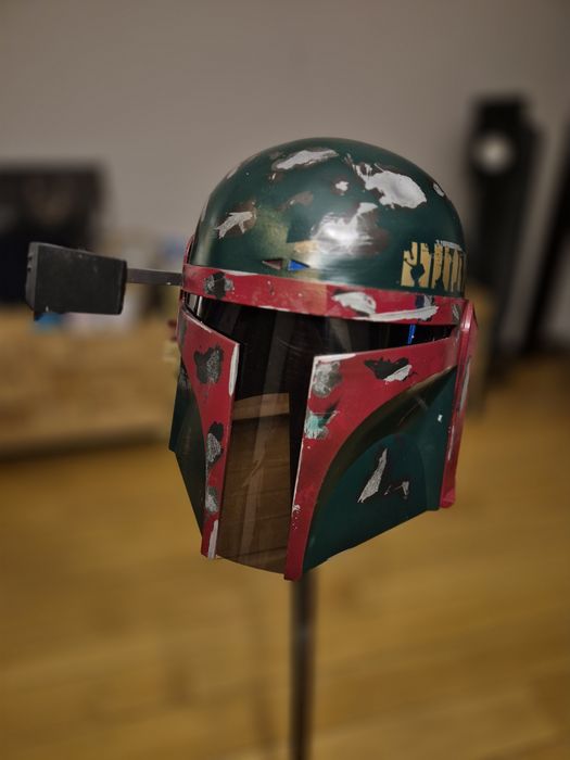 Cască Boba Fett / Mandalorian - Star Wars - Printată 3D - Battle Scar