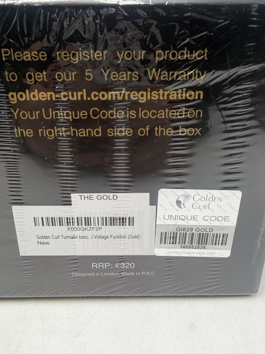 Placa de indreptat parul Golden Curl GI829 Gold Sigilata