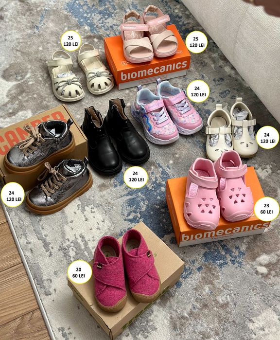 Biomecanics, Froddo, Camper, IL PASSO, ZARA, Primigi, Skechers 0-3 ani