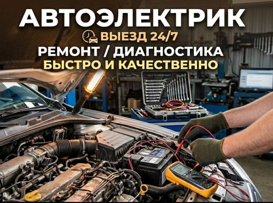 Автоэлектрик на выезд Алматы 24/7