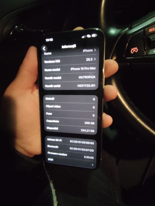 Iphone15pro max 256 gb