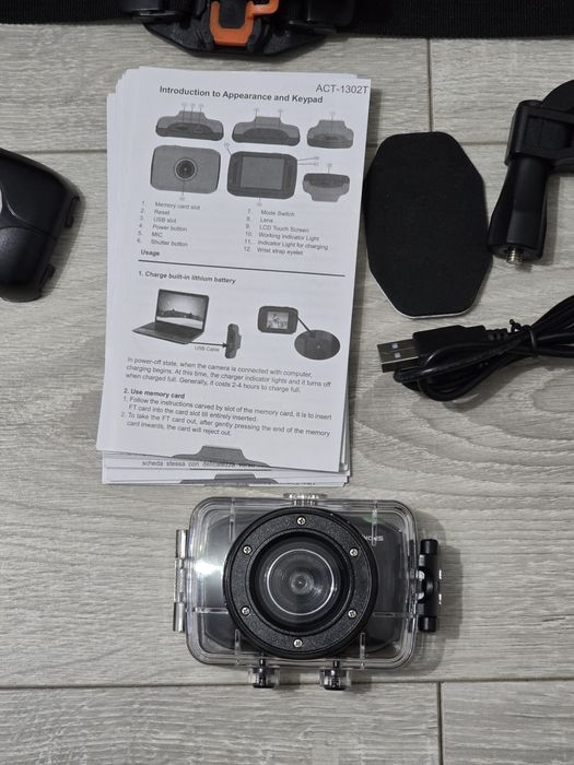 Cameră sport Denver ACT-1302T HD – alternativă accesibilă la GoPro!