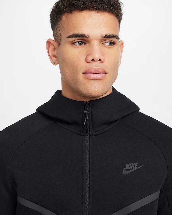 Nike Tech Fleece Спортен Екип Черен цвят