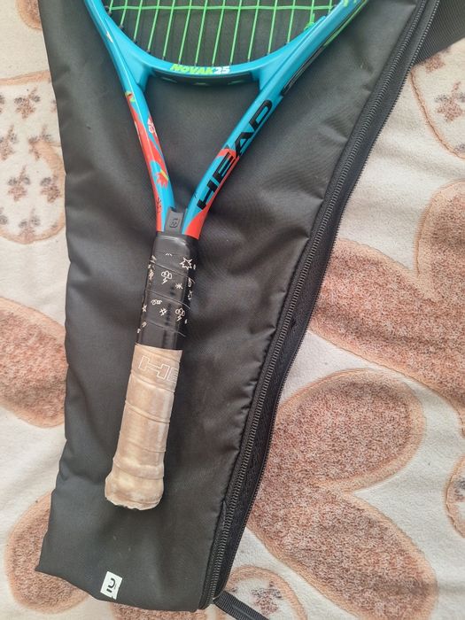 Rachet tenis+husa 10-12 ani