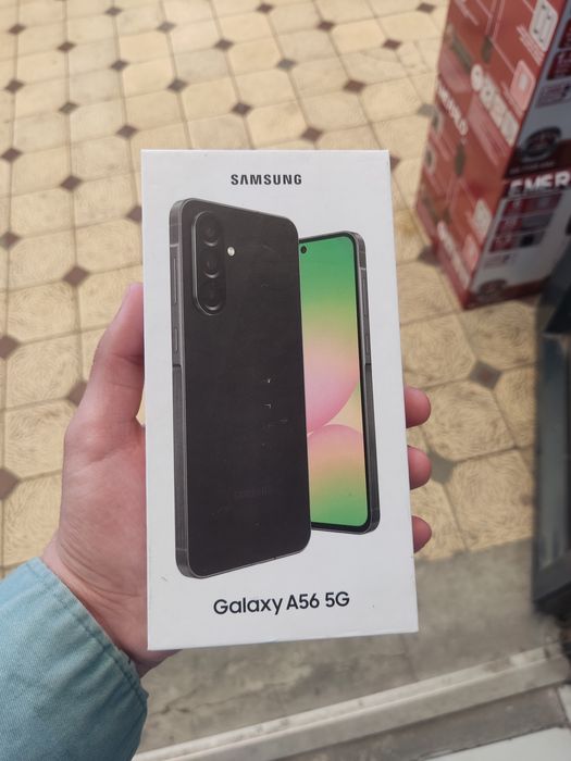 Samsung Galaxy A56 5G – Yangi, Qadoqlangan, Rasrochka 3–24 Oy