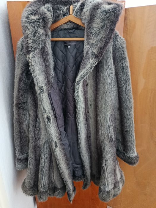 Полушубок зимний искусственный мех
