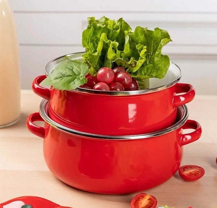 Промоция 1 + 1 тенджери  с комплект ножове