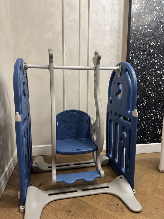 Leagan copii albastru reglabil pe varste