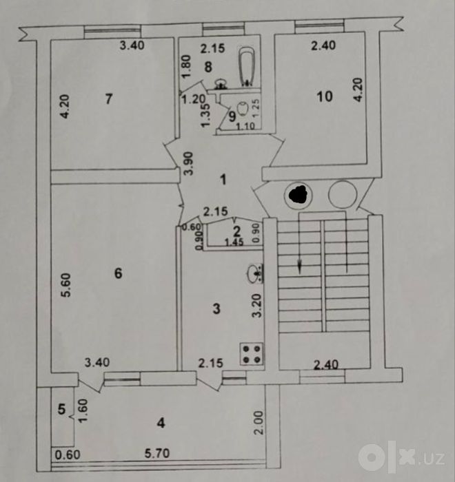 3/2/4 Кадышева базар! Метро Алмас