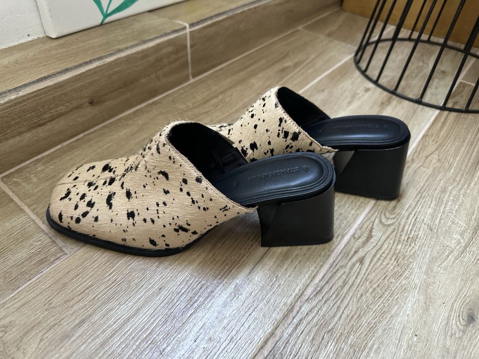 Saboți Stradivarius piele mărimea 38