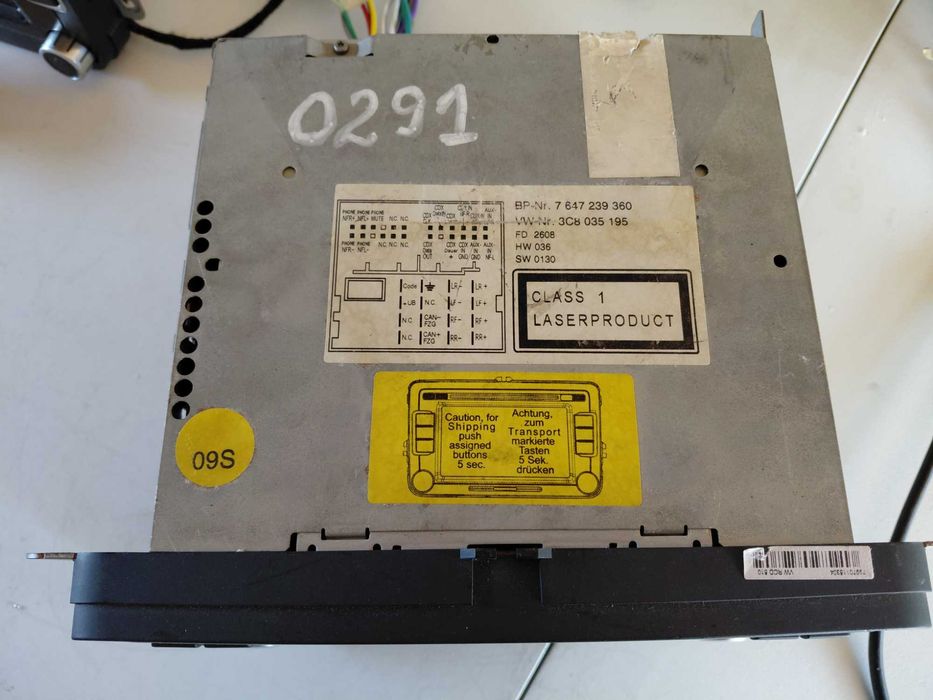 Radio CD VW Passat B6/7, Golf 6 RCD510