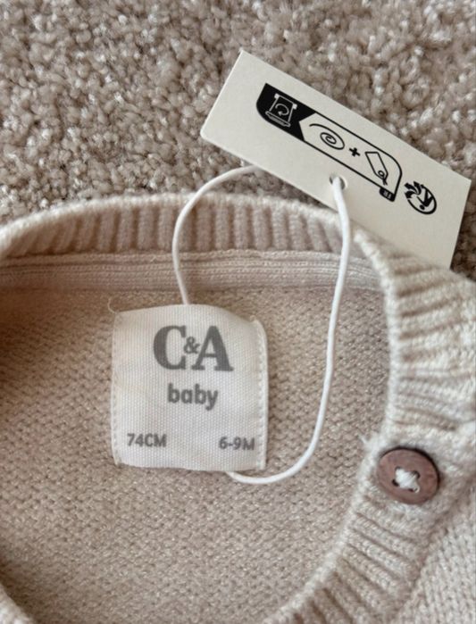 Set bebe C&A nou cu etichetă (6–9 luni)