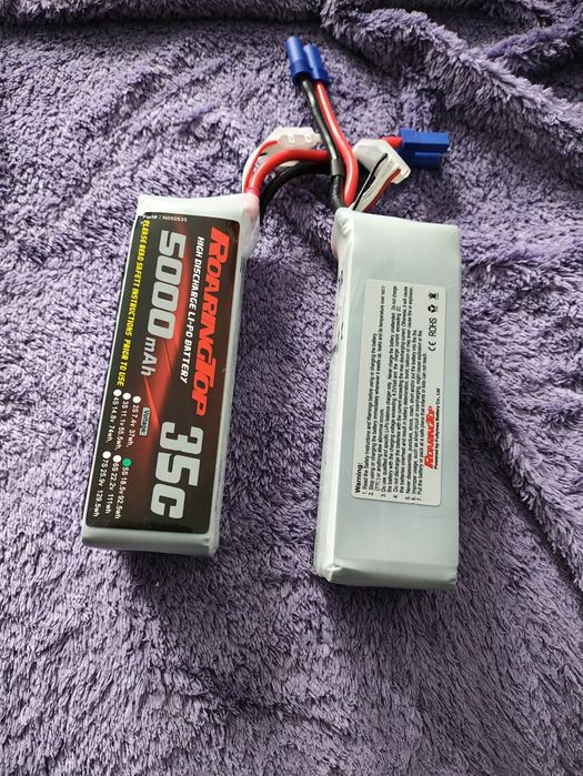 Baterie Li-Po 5000mAh 35C RoaringTop Mufa EC5