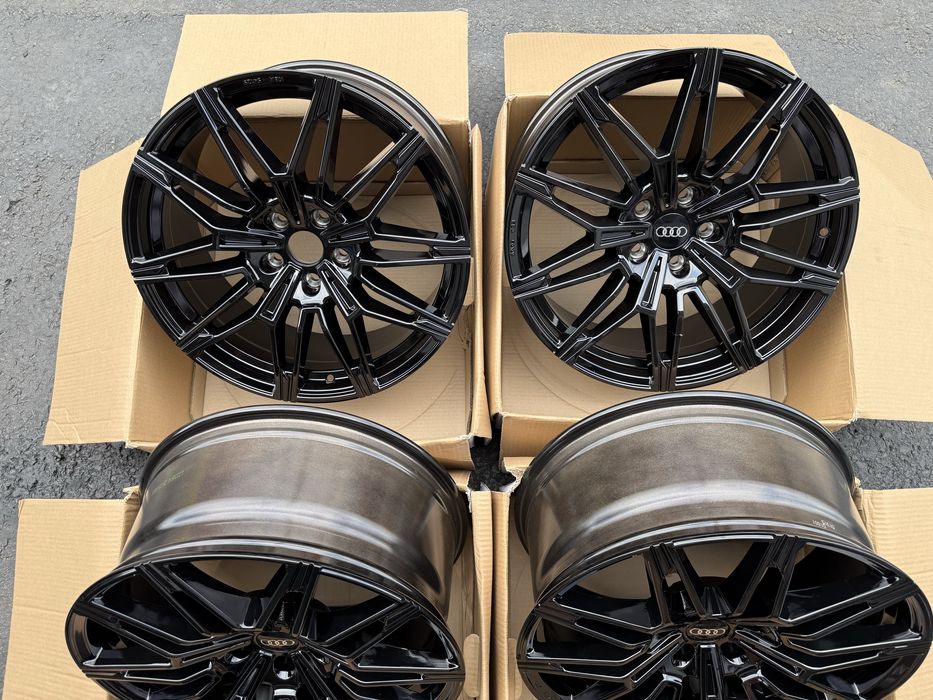 Jante aliaj noi AUDI RS BLACK - A5 A6 Q3 Q5 - 5x112 R19