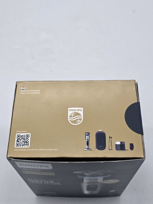Aparat electric de barbierit PHILIPS i9000 Prestige Ultra XP9404/31, tehnologie SkinIQ Pro, autonomie 60 min, produs SIGILAT