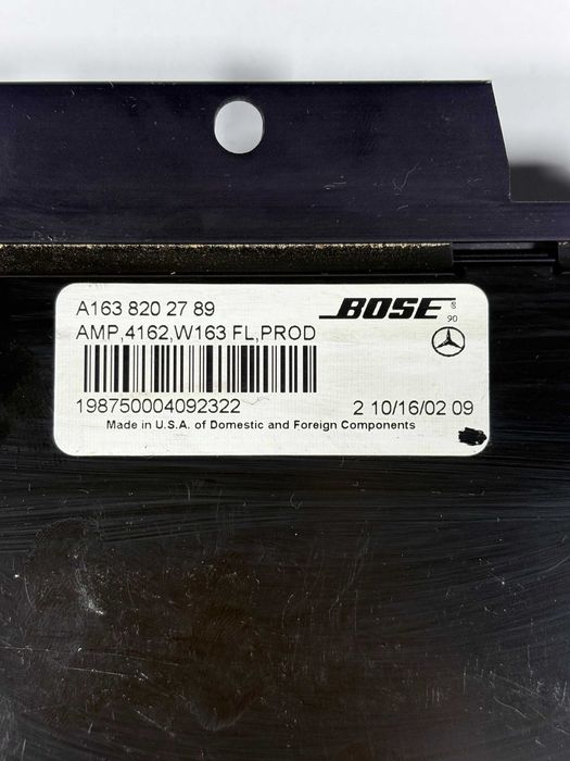 Усилвател Босе Мерcедес ML W163 (02-05г) Usilvatel BOSE Mercedes ML W163 OEM: A1635459032
