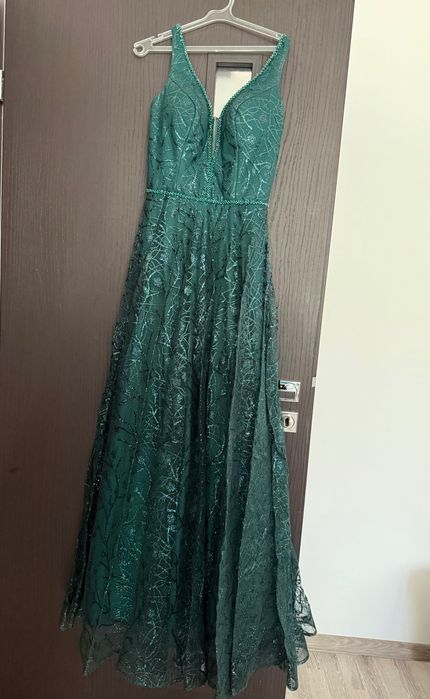 Официална рокля зелена