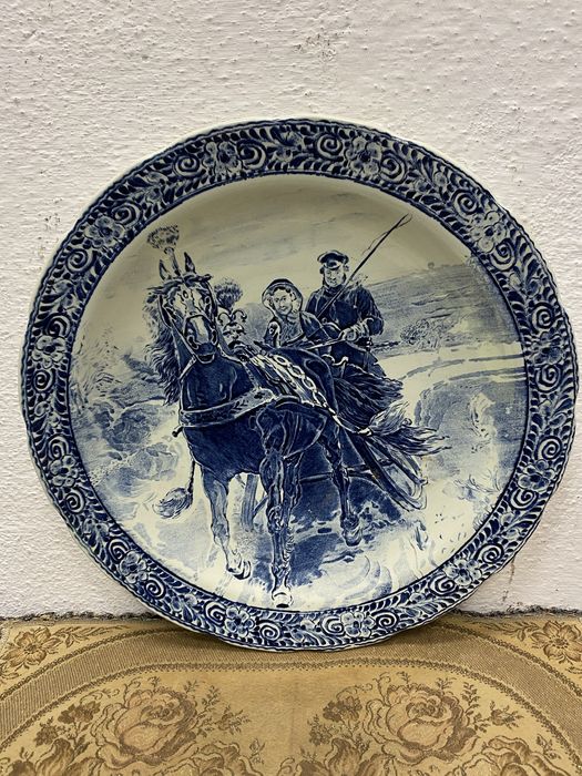 Пано за стена чиния делфт delft 9 броя 40 см
