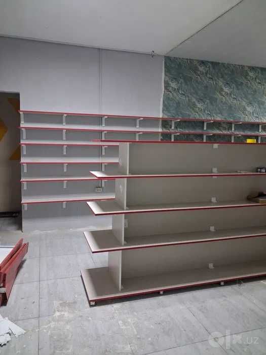 .  Stelaj vitirina prilavkalar zakazga tayorlaymiz