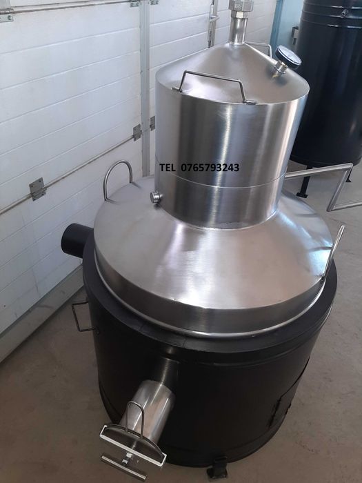 Cazan tuica inox 150 litri set  complet