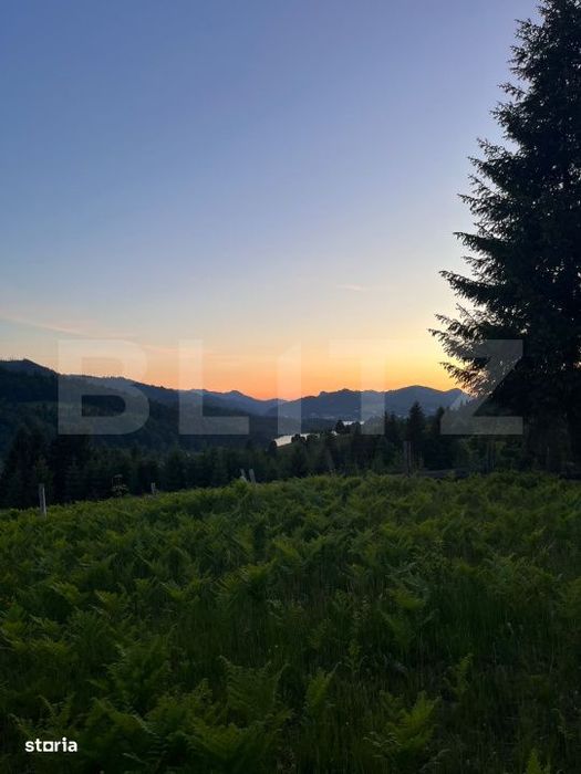Teren intravilan, parcelabil de vanzare in Colibita – vedere panoram