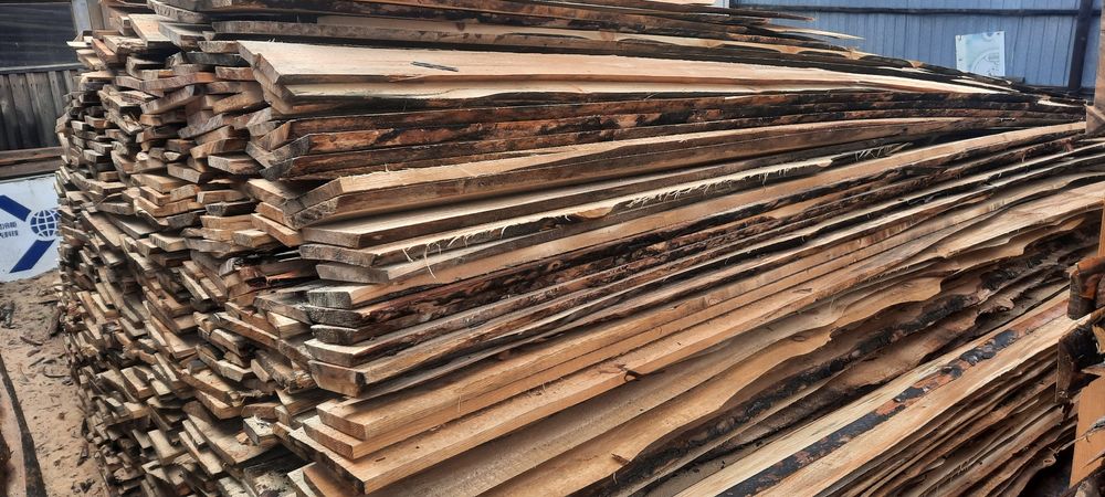Продам необрезную доску оптом