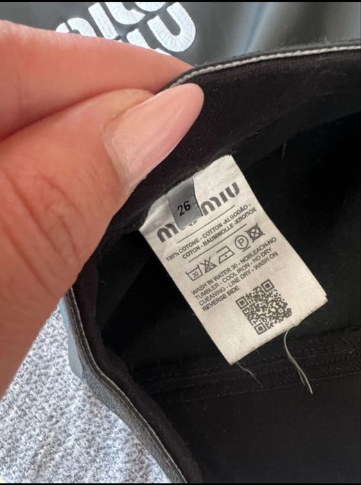 Pantaloni originali Miu Miu