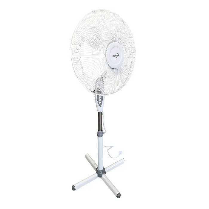Комплект 2 градински стоящи вентилатора 16" 40 см 45W за двор и тераса