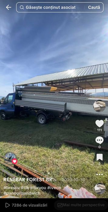 Transport materiale de constructii