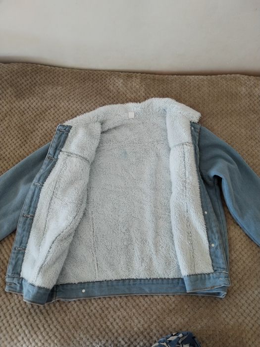 Джинсовая утепленная куртка