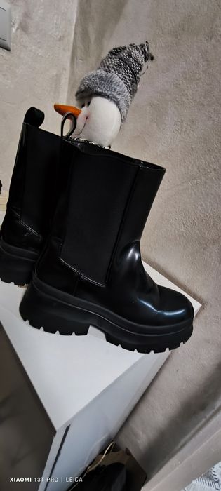 Дамски Zara  естествена кожа